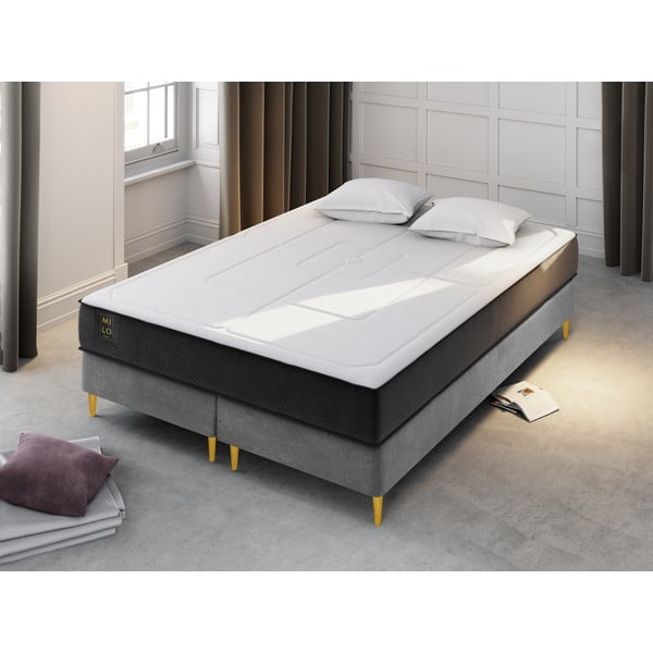 Kõva/keskmise vahuga kahepoolne madrats 180x200 cm Fabio - Milo Casa-image-1