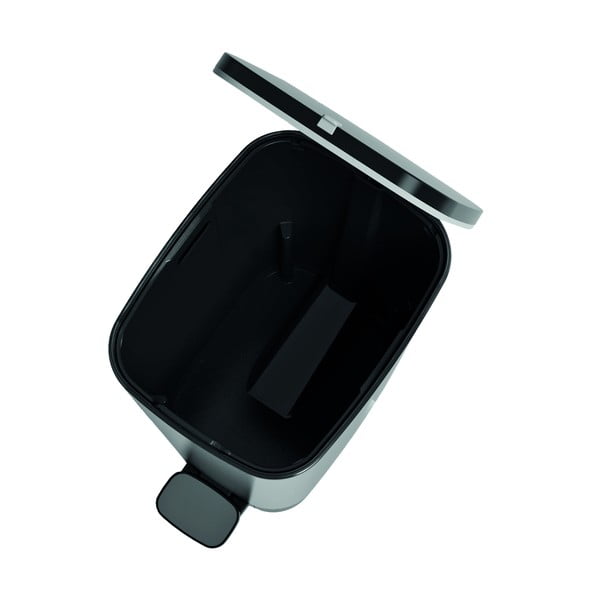 Hõbedane plastikust prügikast 35 l Chic Bin - KIS-image-4