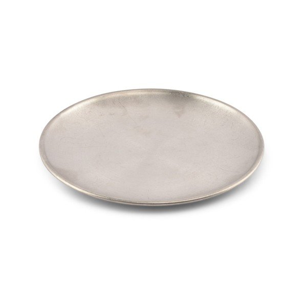 Hõbedane magustoidu metalltaldrik ø 17 cm Serve - BonBistro-image-2