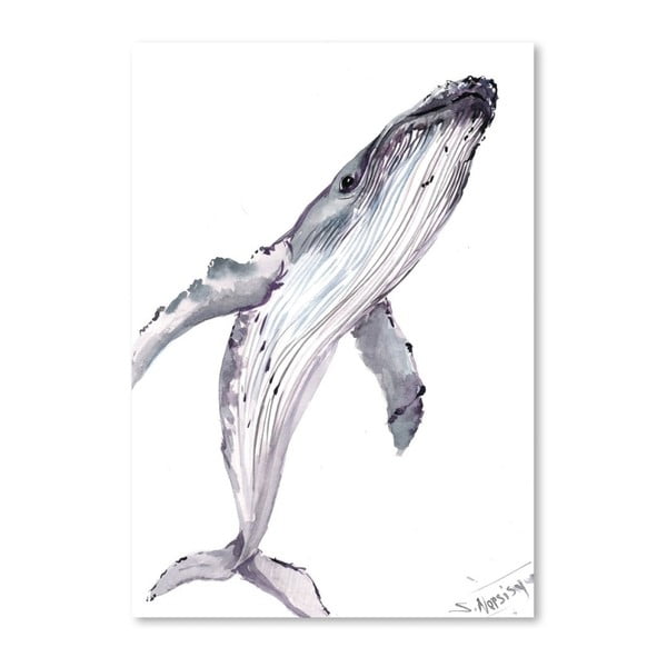Autorský plakát Whale od Surena Nersisyana, 60 x 42 cm
