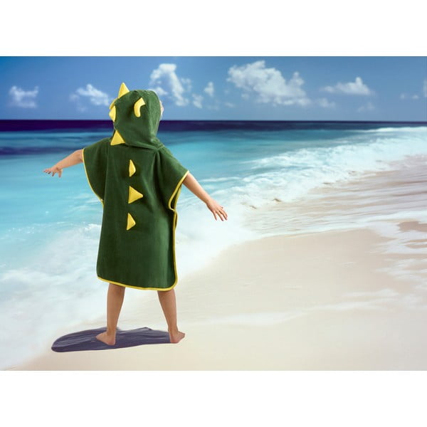 Roheline puuvillane laste pontšo Joep - Good Morning-image-1