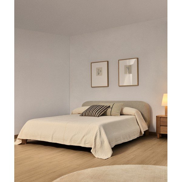 Kreemikas voodikate 240x260 cm Raylo - Kave Home-image-1
