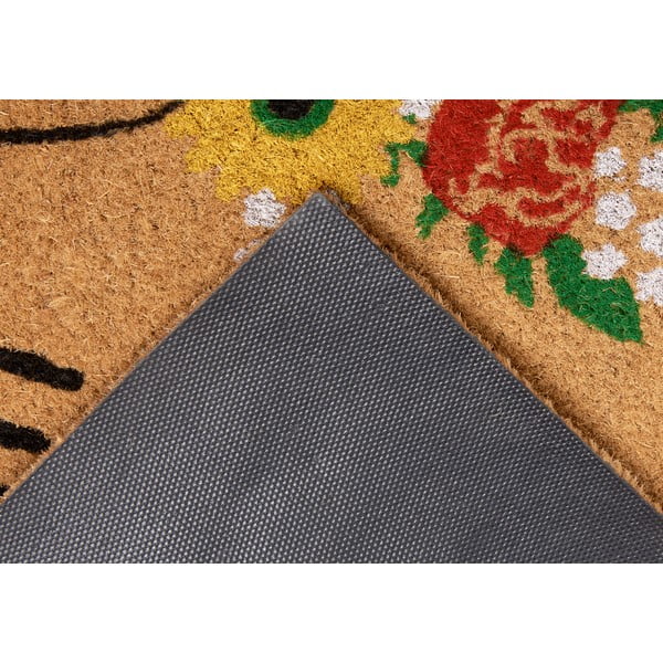 Kookosmatt 75x45 cm Hello & Flowers - Hanse Home-image-3