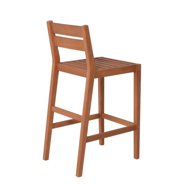 Puiduvärvi eukalüptipuu täispuidust aiabaari komplekt Maine – Garden Pleasure-image-4