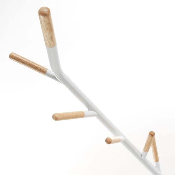 Valge mantlihoidja Bren - Kave Home-image-2