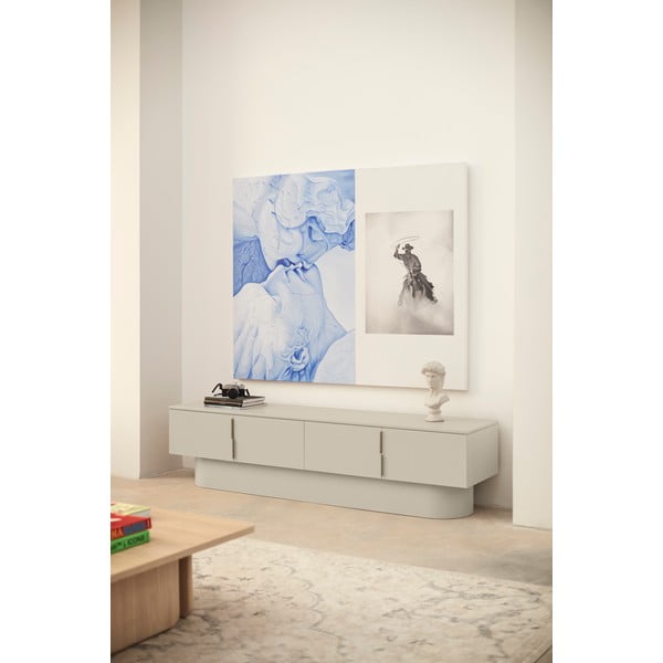 Beež TV-laud 200x50 cm Totem - Teulat-image-1