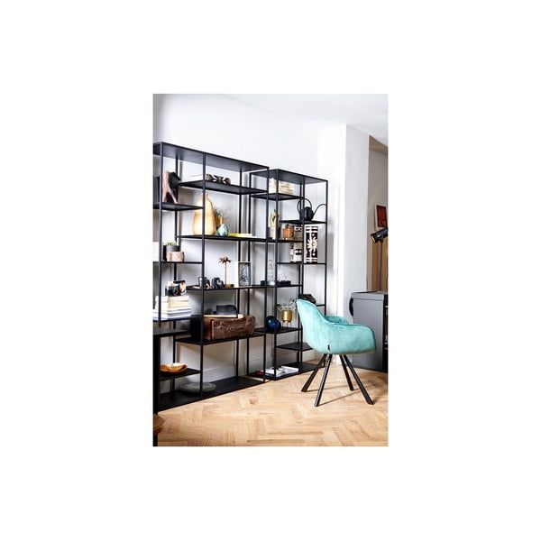 Must metallist raamaturiiul 120x195 cm June - WOOOD-image-4