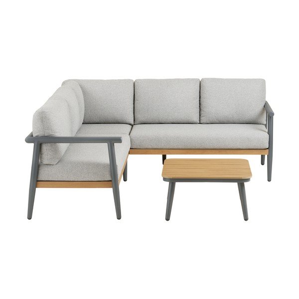 Hall polsterdatud aiamööbli komplekt neljale Comillas - House Nordic-image-2