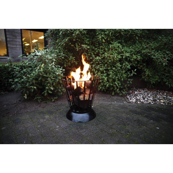 Kahepoolne terasest kamin - Esschert Design-image-1