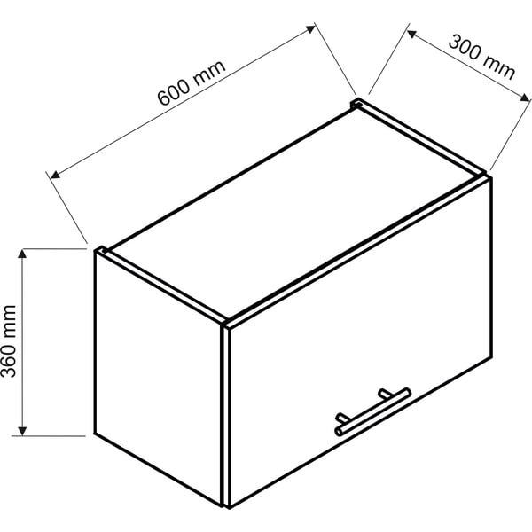 Ülemine köögikapp pliidile (laius 60 cm) Brodie - STOLKAR-image-2