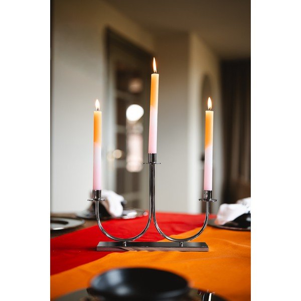 Metallist küünlajalg Elana - Zilverstad-image-1