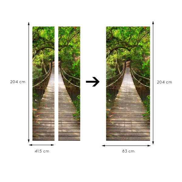 Kleebis ustele Suspension Bridge, 83 x 204 cm - Ambiance-image-2