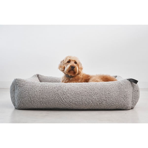 Hall bukleekangast koeravoodi 71x91 cm Senso Pebble M - MiaCara-image-1