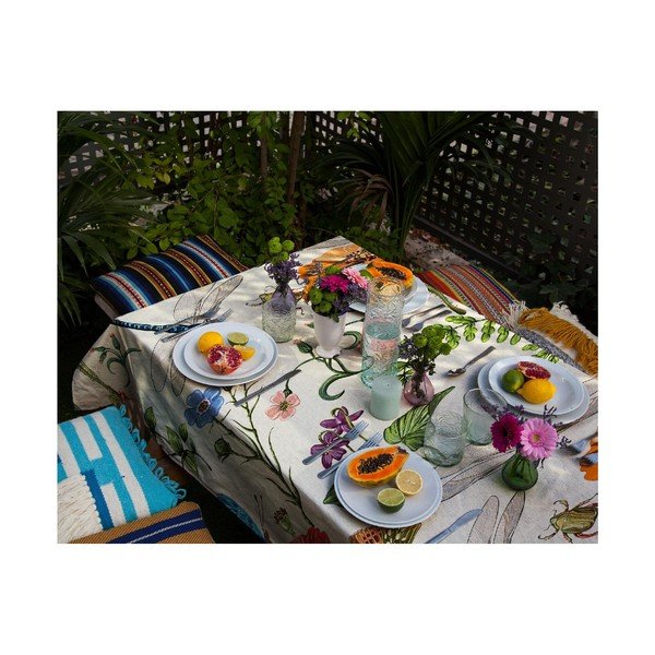 Linasest laudlina , 140 x 140 cm Tierra Bella - Madre Selva-image-1