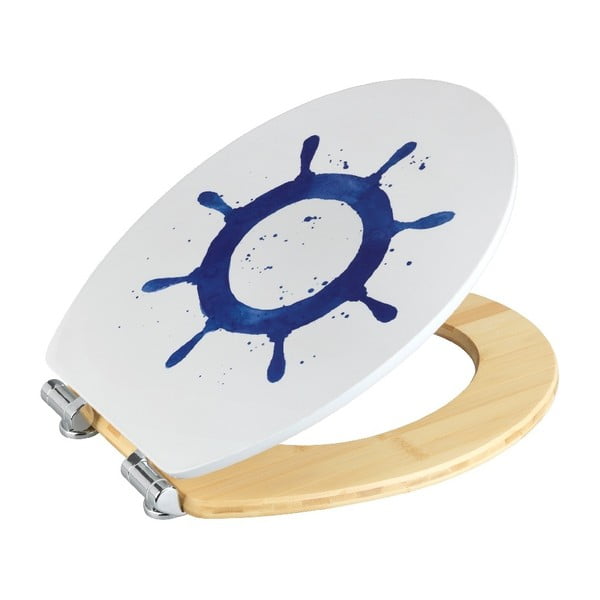 Bambusest ja puitkiudplaadist valmistatud WC-iste Roolikate, 44 x 37,5 cm - Wenko-image-2