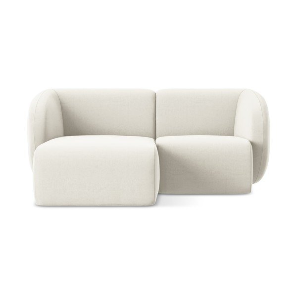 Beež sametist nurgadiivan (vasak nurk/diivanvoodiga) Lani - Makamii