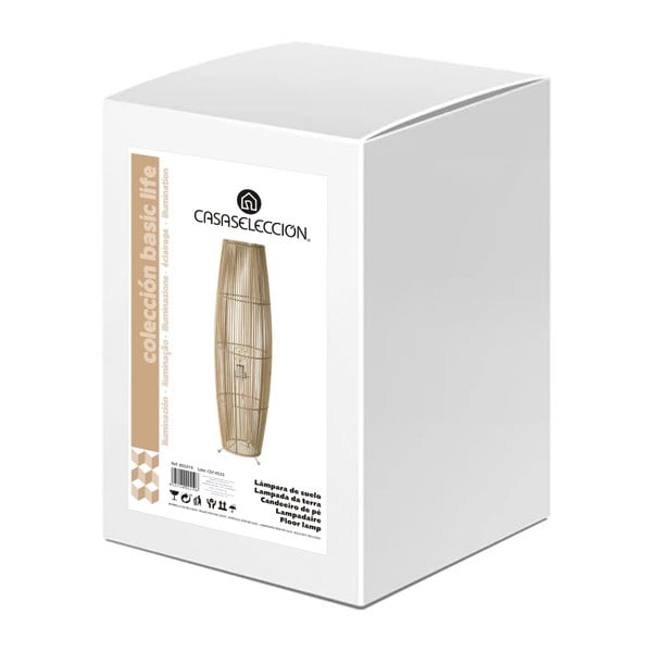 Põrandavalgusti naturaalses värvitoonis bambusevarjundiga (kõrgus 88 cm) Natural Way - Casa Selección-image-4