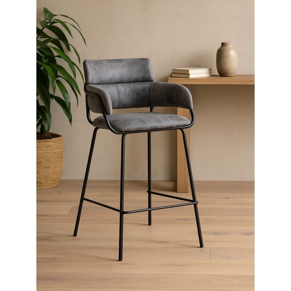 Must/hall polsterdatud baaritool Tamzin - Premier Housewares-image-1
