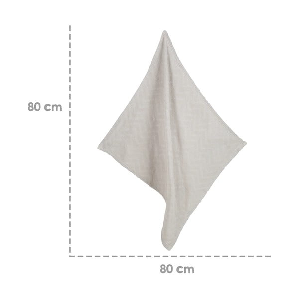 Orgaanilisest puuvillast helehall kootud beebitekk 80x80 cm Lil Planet - Roba-image-4