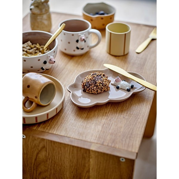 Valge kivikeraamikast kruus 370 ml Dolly - Bloomingville Mini-image-1