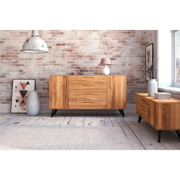 Kõrge pöögipuust kapp 182x100 cm Golo - The Beds-image-1