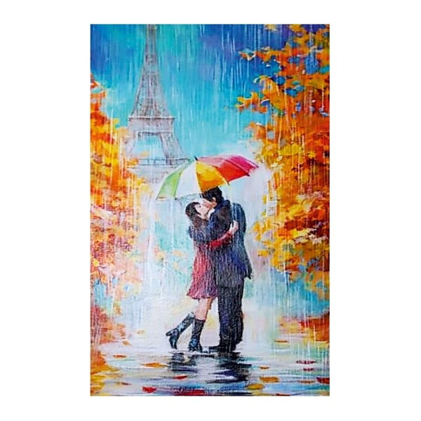 Obraz na plátně Rainy Paris, 70 x 45 cm