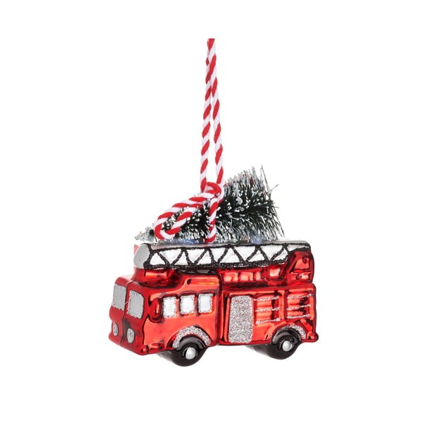 Käsitöö jõulukaunistus 8cm Fire Engine - Sass & Belle