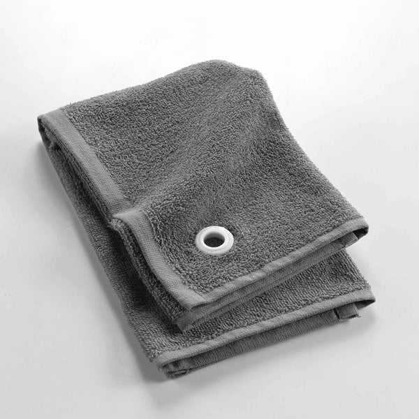 Tumehall frotee-puuvillane rätik 50x50 cm Cuistot - douceur d'intérieur