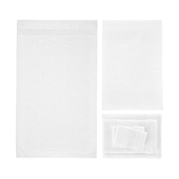 Valged froteerätikud 6tk komplektis Anti-Bacterial - Catherine Lansfield-image-2