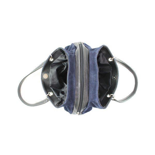 Tumesinisest nahast Westo käekott - Chicca Borse-image-2