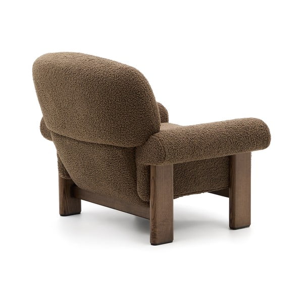 Pruun bukleekangast tugitool Nema - Kave Home-image-3