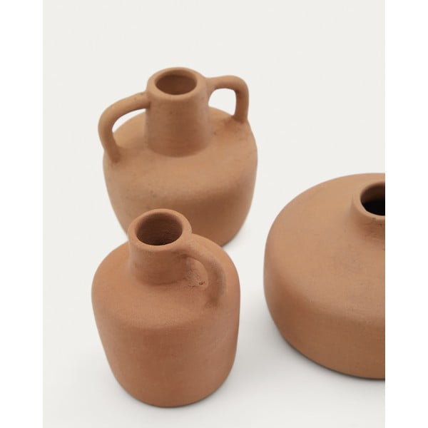 Oranžid terrakotta vaasid 3 tk (kõrgus 6 cm) Sofra - Kave Home-image-1