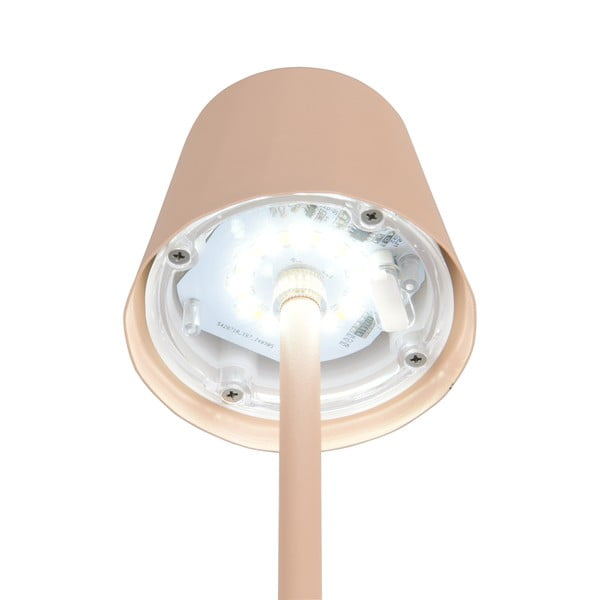 Kreem LED laualamp metallvarjuga (kõrgus 21 cm) Diaz - Trio-image-4