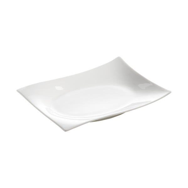 Motion valge portselanist taldrik, 20,5 x 15 cm - Maxwell & Williams