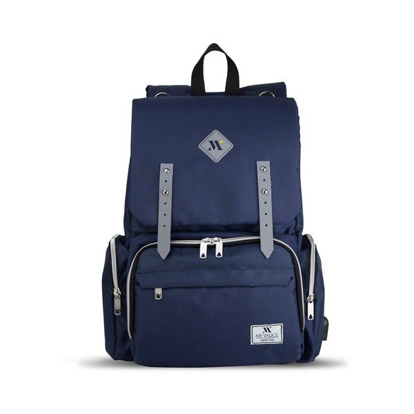 Tumesinine seljakott emadele USB-portiga My Valice MOTHER STAR Beebihoolduse seljakott My Valice MOTHER STAR Beebihoolduse seljakott - Myvalice-image-3