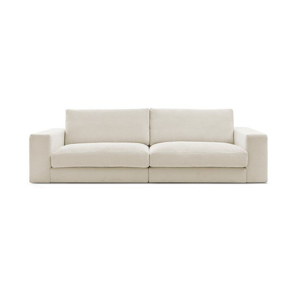 Beež kordvelvetist diivan 274 cm Leonard - Bobochic Paris