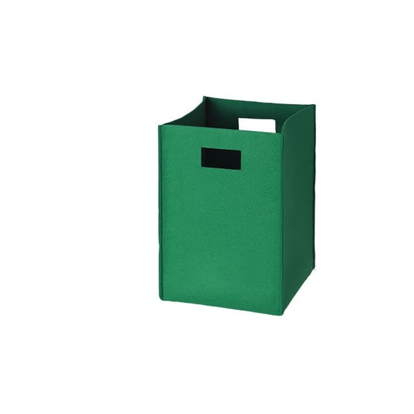 Plstěná krabice 36x25 cm, zelená