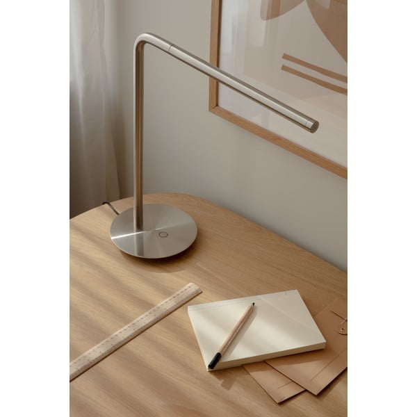 Hõbedane metallist dimmerdatav LED-lauavalgusti (kõrgus 46 cm) Omni Table - UMAGE-image-3