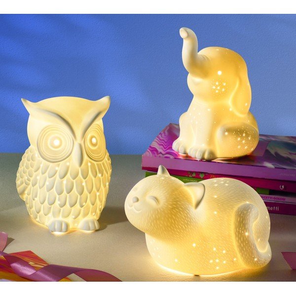 Valge lastelamp Elephant - Brandani-image-1