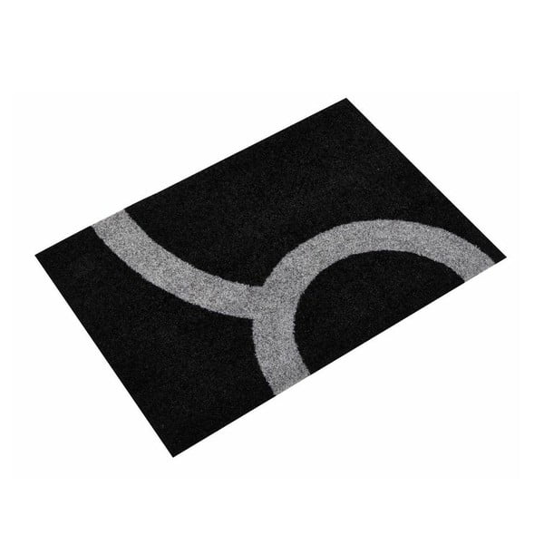 Univerzální rohožka Leone Grey/Black, 80x55 cm