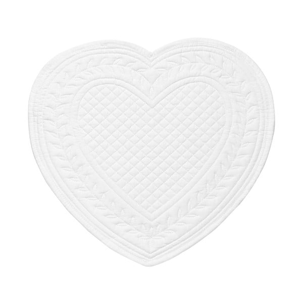 Set 6 bavlněných prostírání Pure Heart, 30 cm