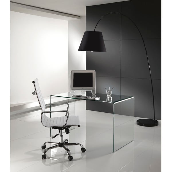 Klaasist töölaud 70x126 cm Bend - Tomasucci-image-1