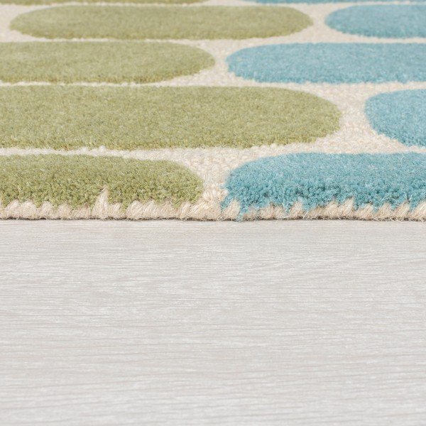 Kollane/roheline villane vaip 160x230 cm Fossil - Flair Rugs-image-3
