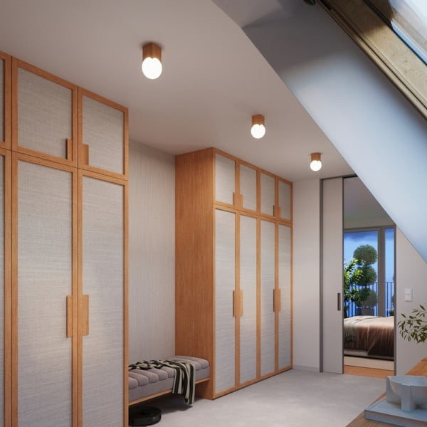 Laevalgusti klaasist varjuga 12x12 cm Rayer - Sollux-image-4