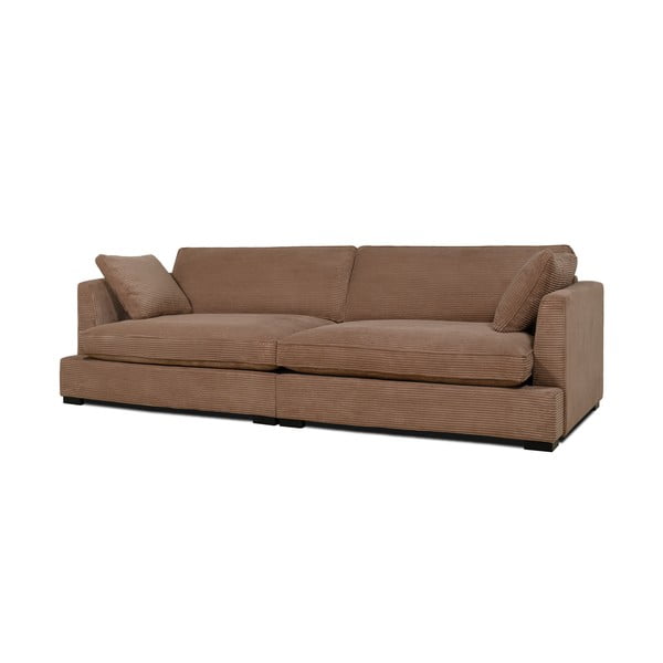 Helepruun velvetist diivan 266 cm Mobby - Scandic-image-2