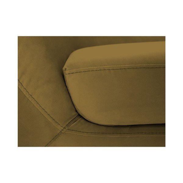 Dvoumístná pohovka ve zlaté barvě Mazzini Sofas Amelie-image-1