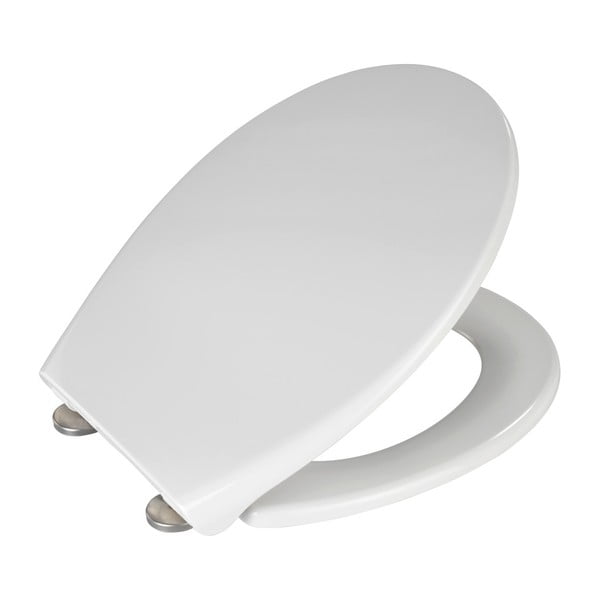 Valge WC-istekese, hõlpsasti sulguv, 44,5 x 37,5 cm Samos - Wenko-image-2