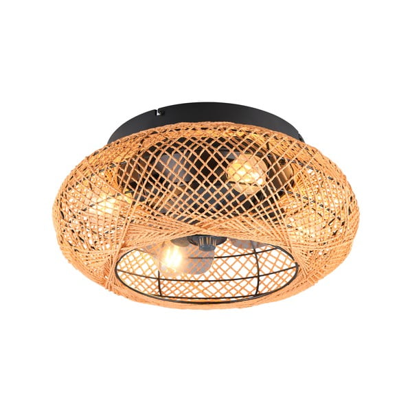 Pruun laelamp puldiga/ventilaatoriga Lillesand - Trio-image-3