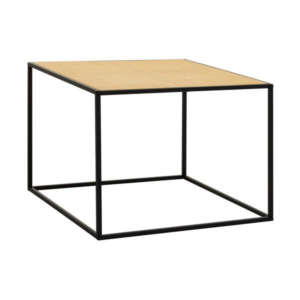 Rotangist kohvilaud naturaalses värvitoonis 60x60 cm Depok - Premier Housewares