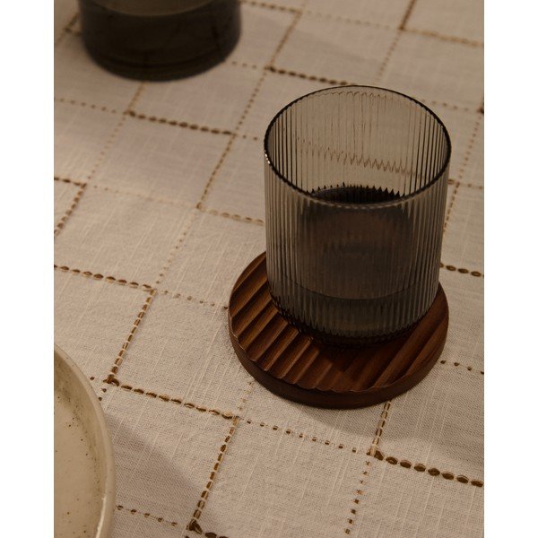 Puidust joogialused 4tk komplektis Rommu - Kave Home-image-1